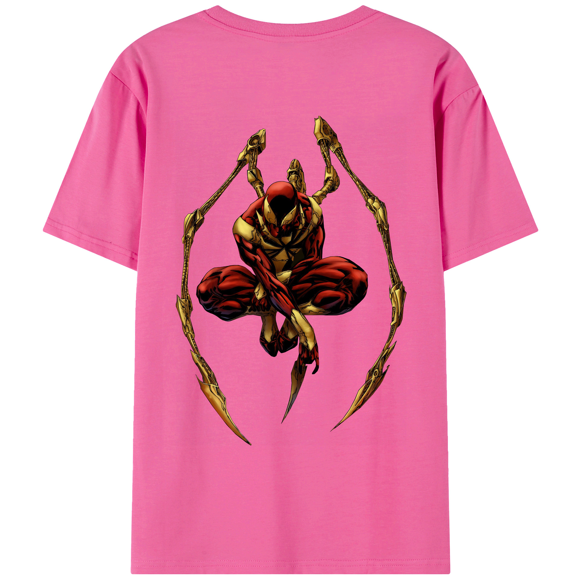 （画像用） Spider Man スパイダーマン レディース半袖Tシャツ(バックプリント)